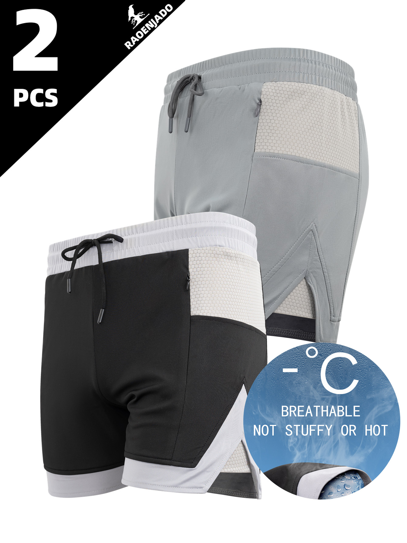 Swim Trunk Shorts - กางเกงขาสั้นกีฬาผู้ชาย แห้งเร็ว สำหรับวิ่งในฤดูร้อน น้ำหนักเบา ระบายอากาศได้ดี ใช้เป็นกางเกงว่ายน้ำได้