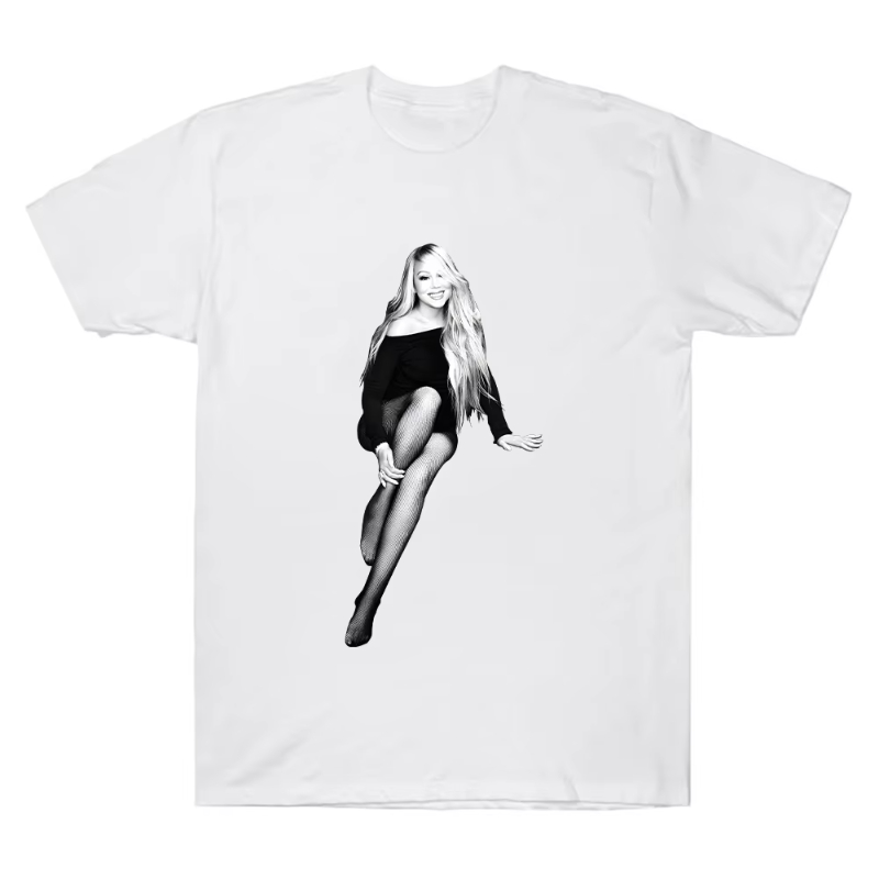 Men'S Fashion Aesthetics - เสื้อยืดกราฟิก Mariah Carey Here for It