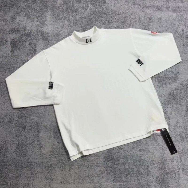 Men'S Winter Fashion - เสื้อสเวตเชิ้ตแฟชั่นสตรีท CAVEMPT แบบ unisex คอสูงครึ่งตัว ปักลายตัวอักษรบนผ้าไนลอน
