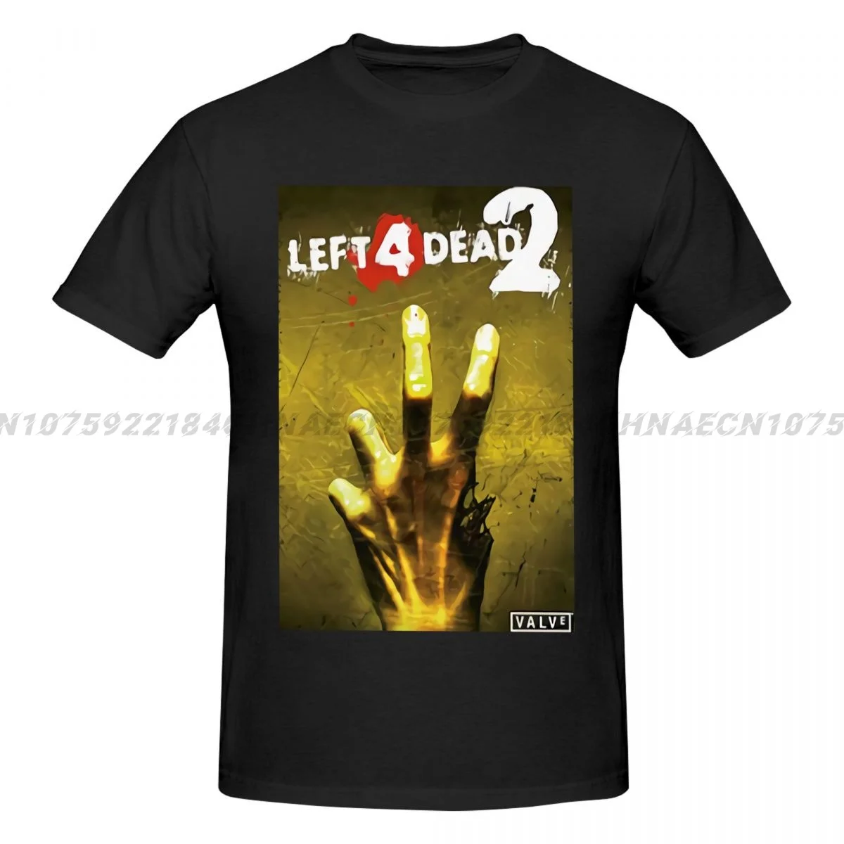 Men'S Fashion Aesthetics - เสื้อยืด Left 4 Dead 2ผู้ชายแฟชั่นแขนลำลองขาสั้นเสื้อยืดแนววินเทจขนาดใหญ่