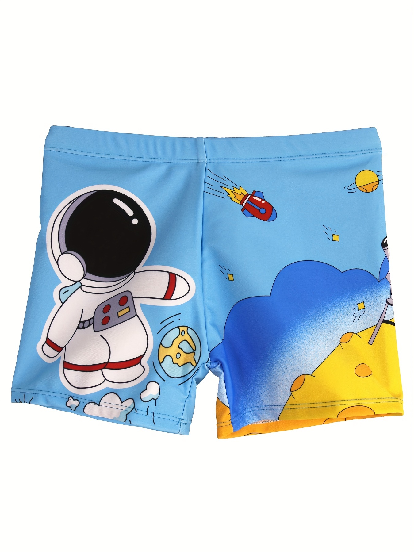 Swim Trunk Shorts - กางเกงว่ายน้ำแห้งเร็วลายการ์ตูนสำหรับเด็กผู้ชายกางเกงขาสั้นชายหาดเอวยางยืดชุดว่ายน้ำสำหรับวันหยุดพักผ่อนในฤดูร้อน