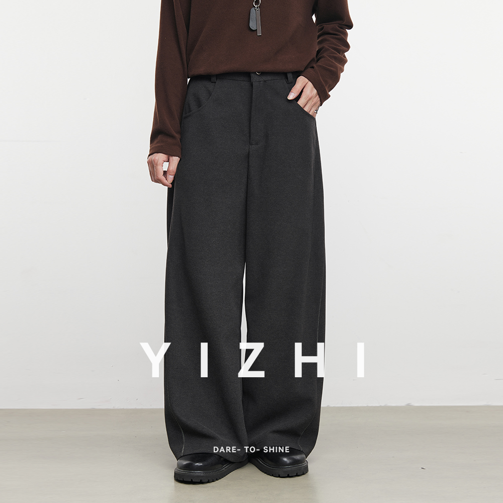 Men'S Fashion Line - กางเกงลำลองบุขนหนานุ่ม 430 กรัม สำหรับผู้ชาย สไตล์อเมริกัน สีพื้น