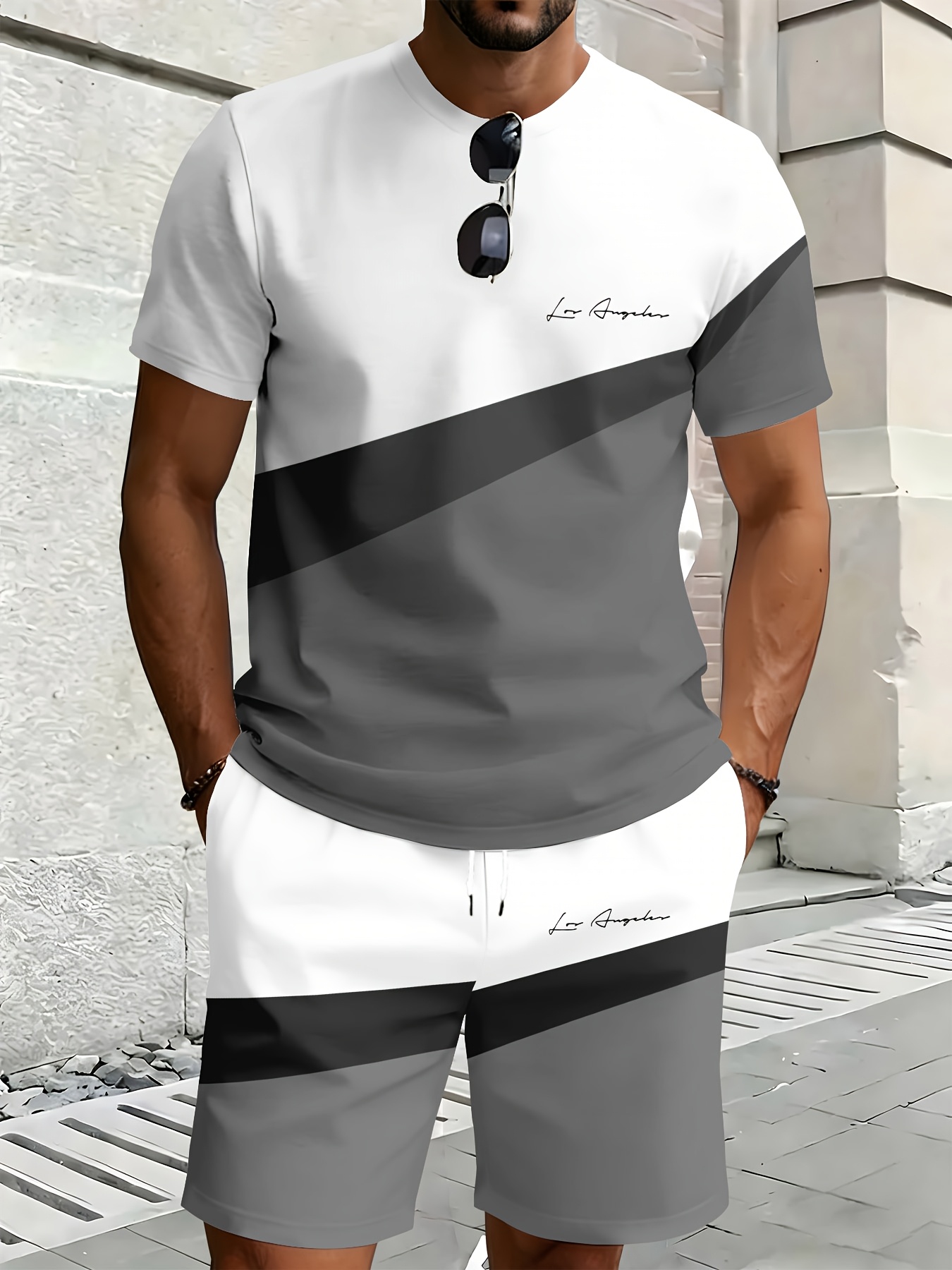 Men'S Fashion For Summer 2026 - ชุดเสื้อยืดผู้ชาย US ปี 2026 - ชุดกีฬากลางแจ้ง