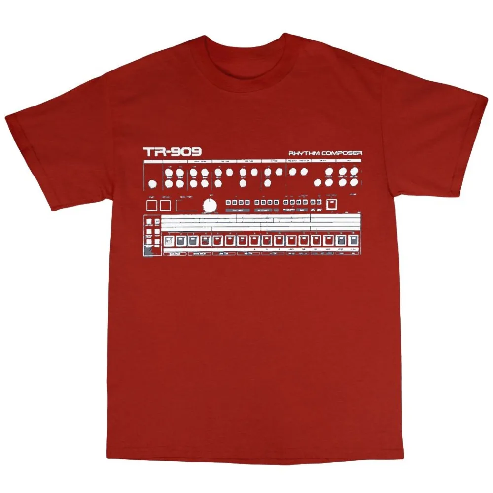 Men'S Fashion Online - เสื้อยืด Tr-909 Inspired 100% Cotton Moog