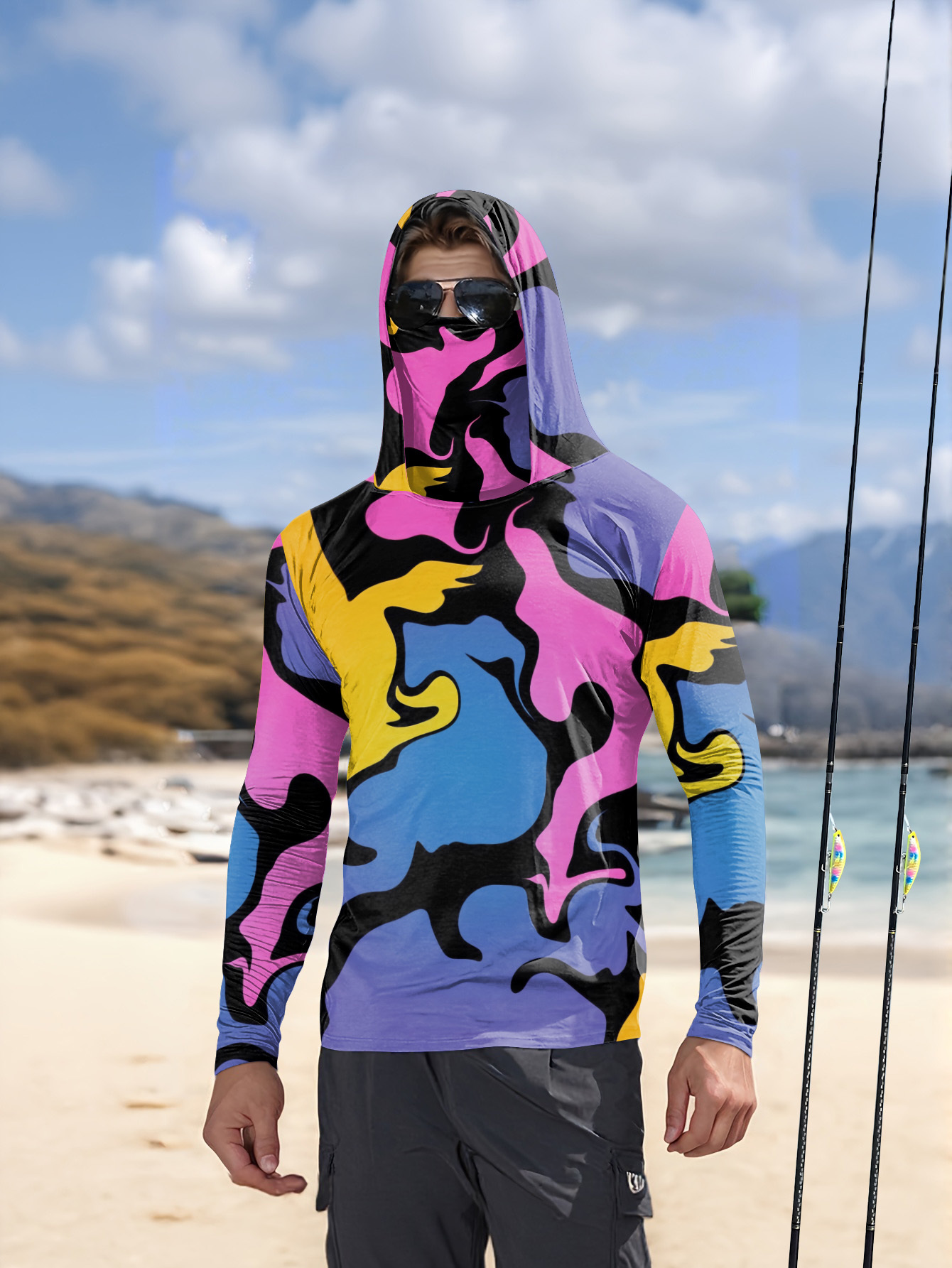Men'S Fashion For Summer 2026 - เสื้อเชิ้ตแขนยาวผู้ชายลายพิมพ์เรียบง่าย สวมใส่สบาย แฟชั่นกีฬาและกิจกรรมกลางแจ้งขายดีประจำฤดูร้อนปี 2026