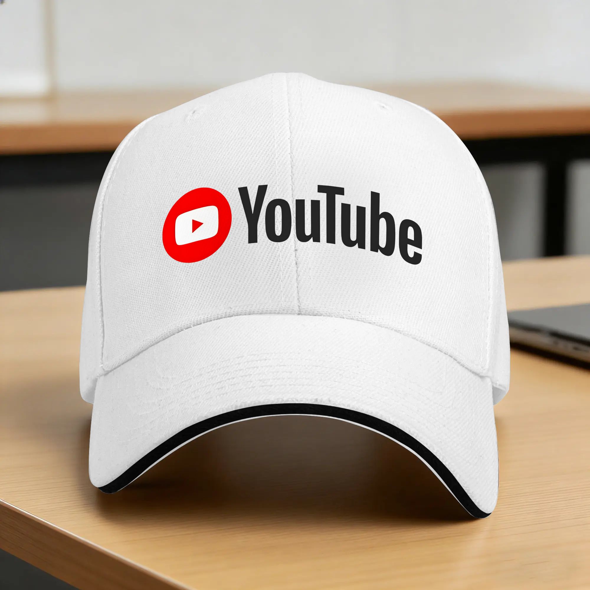 Men Fashion Youtuber - ยูทูป ซันเบสบอลแคป หมวกเบสบอลฤดูร้อนสำหรับผู้ชายและผู้หญิง ดีไซน์ฮิปฮอป หมวกปรับขนาดได้ แฟชั่นเทนนิส