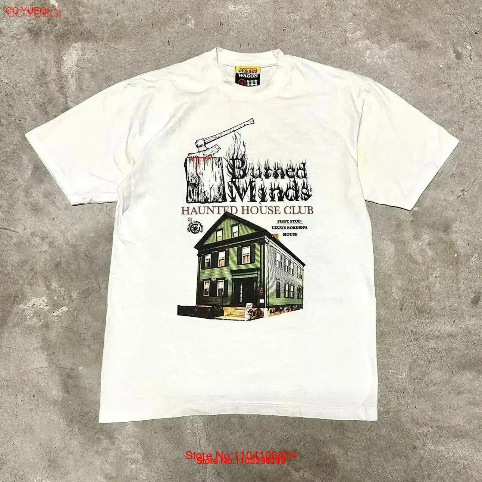 Men'S Fashion Online - เสื้อยืดลายกราฟิก Online Ceramics Lizzie Borden Haunted