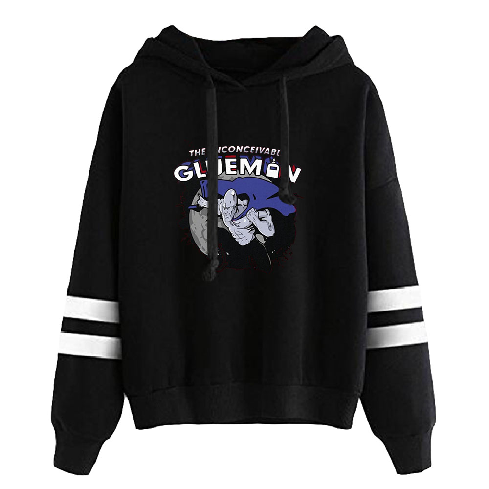 Men Fashion Youtuber - เสื้อฮู้ดแขนยาวทรงตรงไม่มีกระเป๋า Jerma985 Merch รุ่นปี 2026 สำหรับผู้หญิง