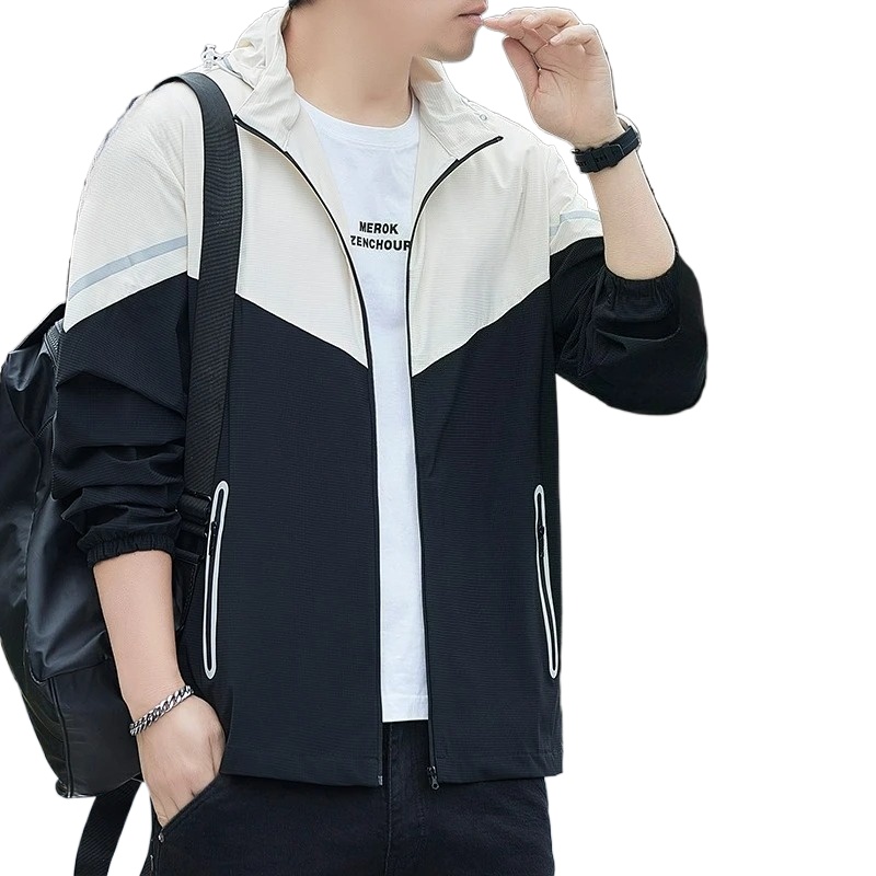 Men'S Fashion For Hot Weather - เสื้อแจ็คเก็ตกันแดด UV สำหรับผู้ชาย ใส่ออกกำลังกาย ฤดูร้อน น้ำหนักเบา