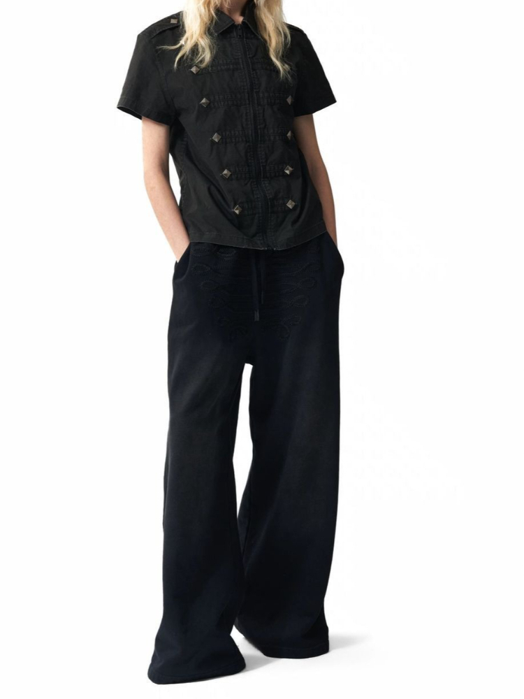 Men'S Fashion Aesthetics - เสื้อยืดสไตล์วินเทจ Y2K ประดับหมุด แนวเรโทร ฮาราจูกุ สำหรับผู้ชายและผู้หญิง