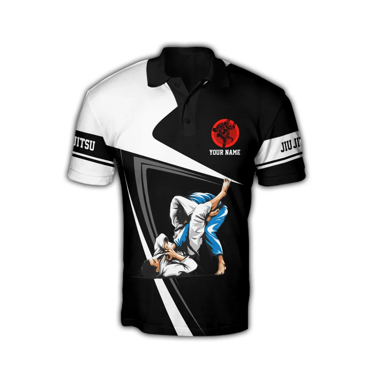 ที่กําหนดเองชื่อ Jiu Jitsu 3D  - Men'S Fashion Names บทวิจารณ์และราคา