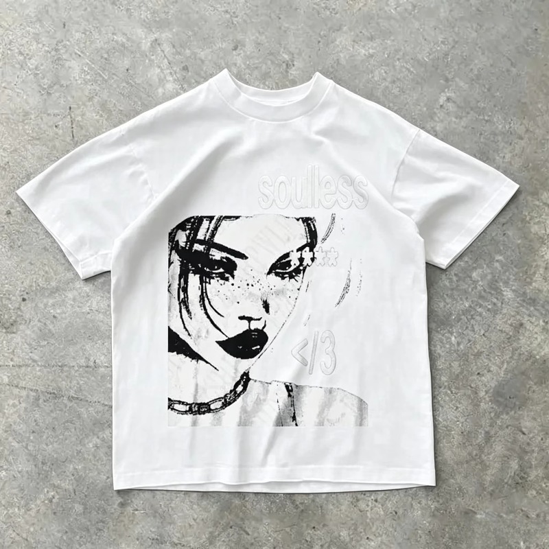 เสื้อยืดพิมพ์ลายกราฟิกสไตล์พัง - Men'S Fashion Aesthetics บทวิจารณ์และราคา