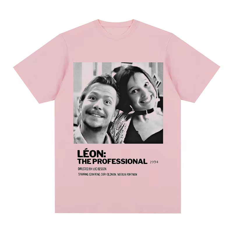Léon Vintage T-shirt Movie The - Jeans Shirt Fashion For Men บทวิจารณ์และราคา