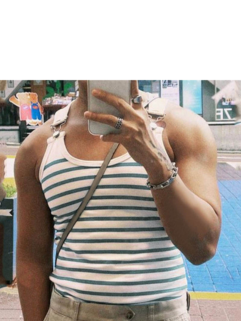 เสื้อกล้ามกระดุมโลหะทรงสลิมฟิต - Men'S Fashion Online บทวิจารณ์และราคา