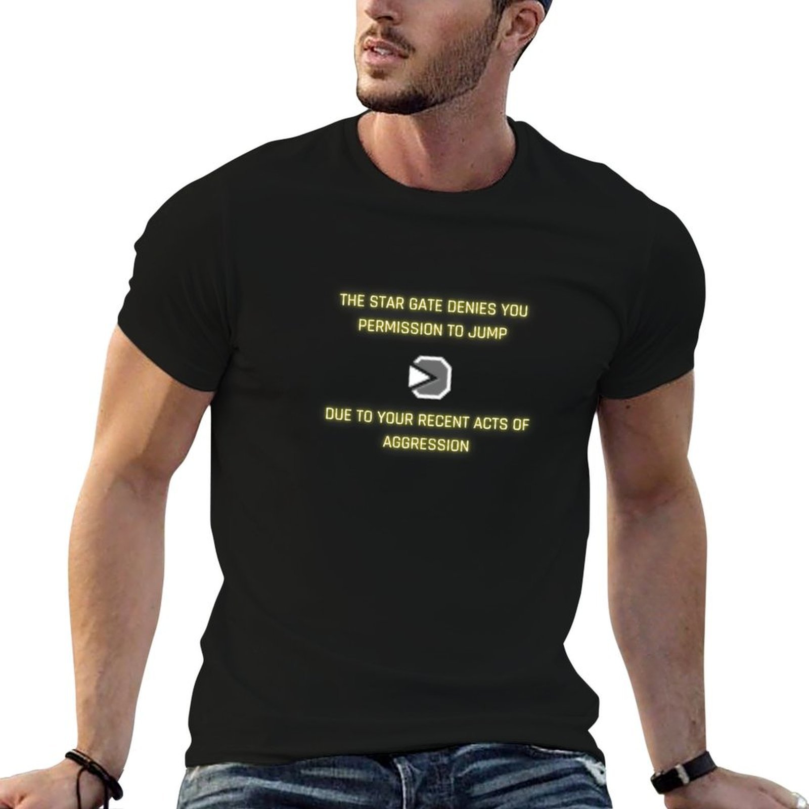 Aura Jump Denied Eve เสื้อยืดอ - Men'S Fashion Online บทวิจารณ์และราคา