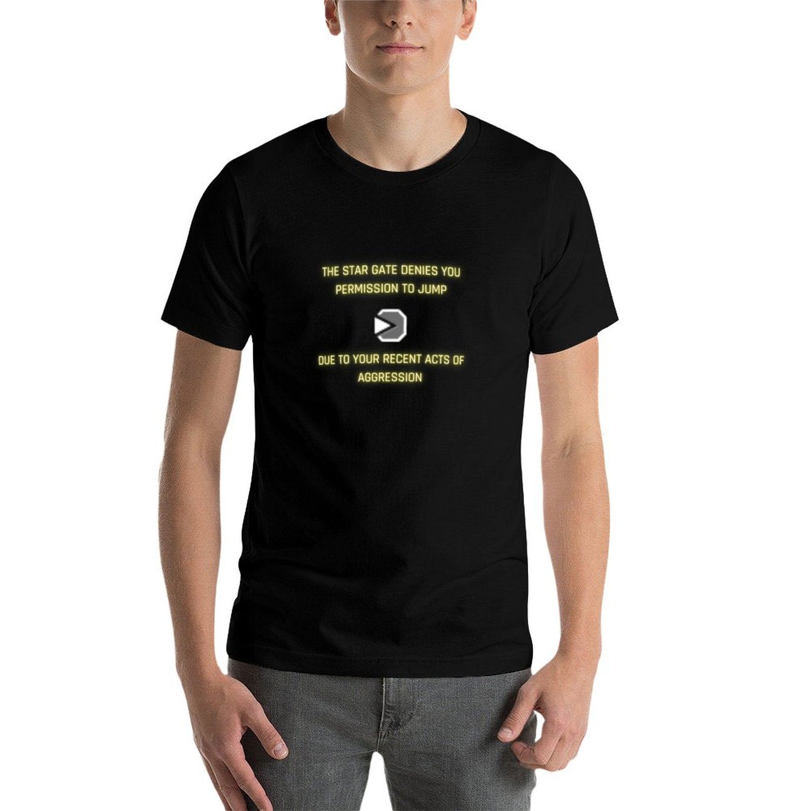 Aura Jump Denied Eve เสื้อยืดอ - Men'S Fashion Online บทวิจารณ์และราคา