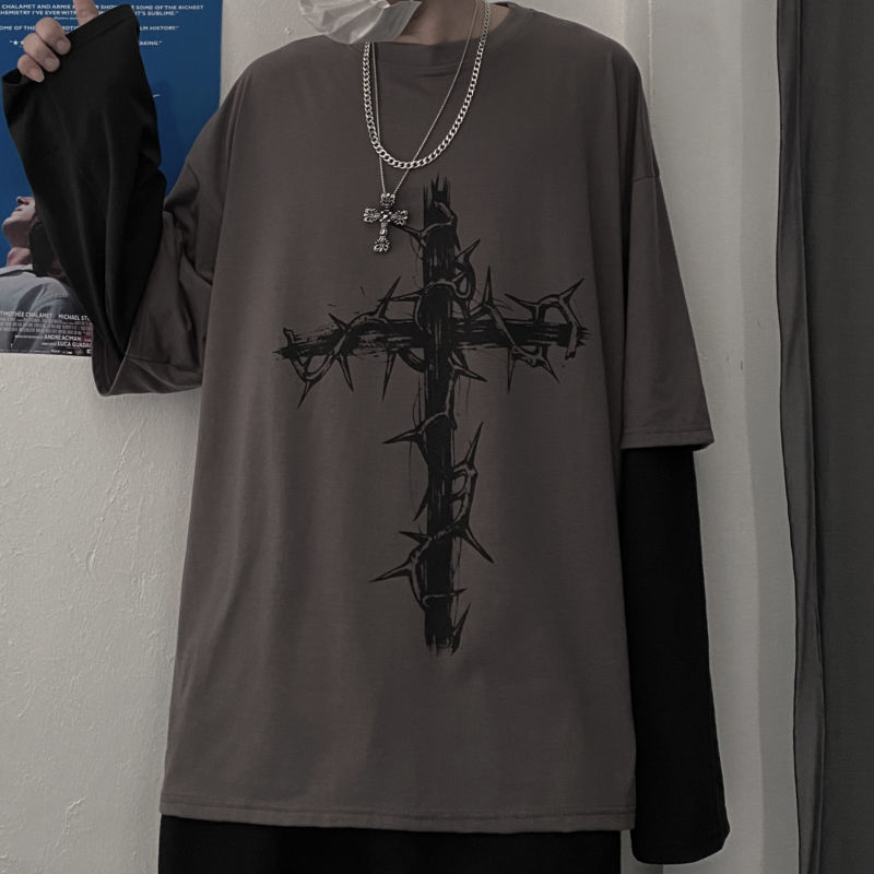 Grunge เสื้อผ้าผู้หญิงแขนยาว E - Men'S Fashion Aesthetics บทวิจารณ์และราคา