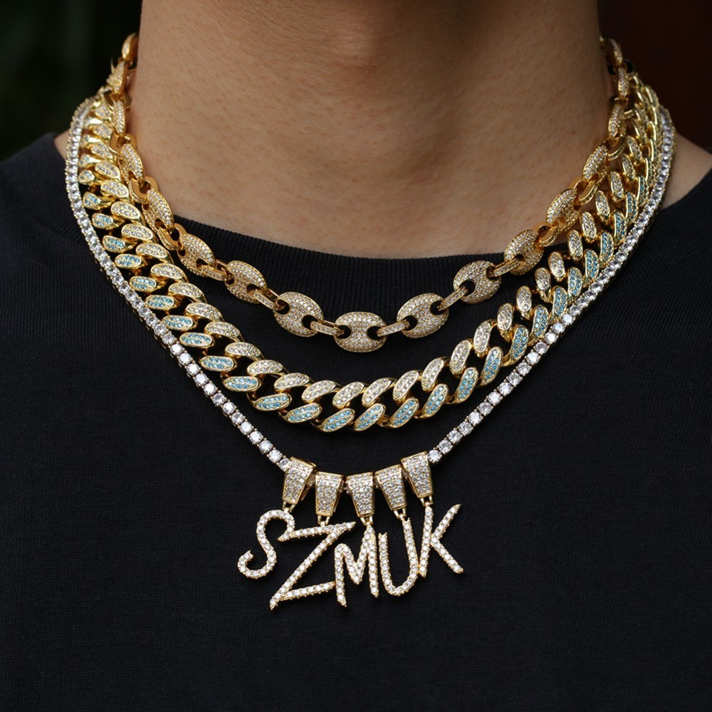 UWIN ชื่อแปรงตัวอักษรสร้อยคอปร - Mens Fashion Combination บทวิจารณ์และราคา
