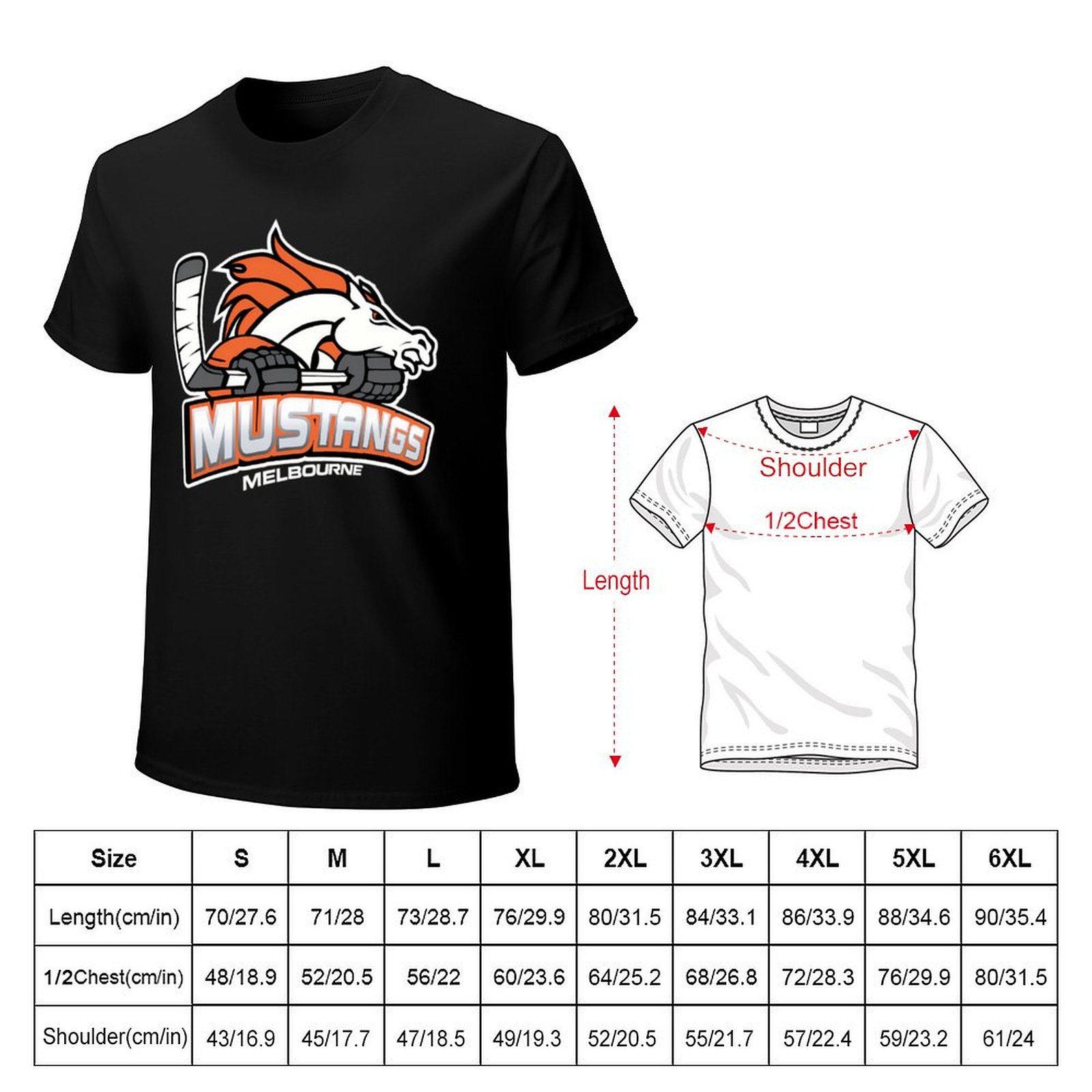 เมลเบิร์น มัสแตงส์เสื้อยืดโลโก - Mens Fashion Melbourne บทวิจารณ์และราคา