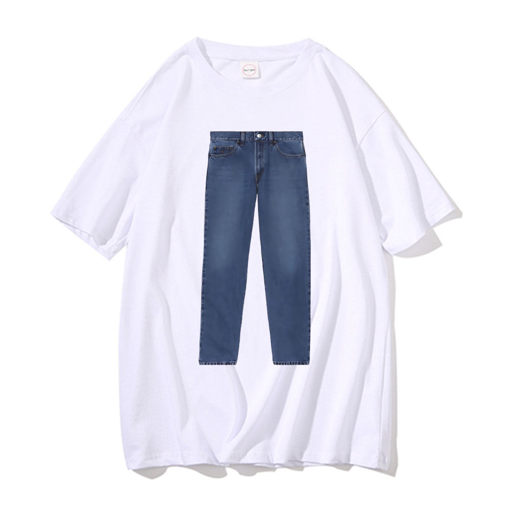 ตลกกางเกงยีนส์ Joke Meme TShir - Jeans Shirt Fashion For Men บทวิจารณ์และราคา