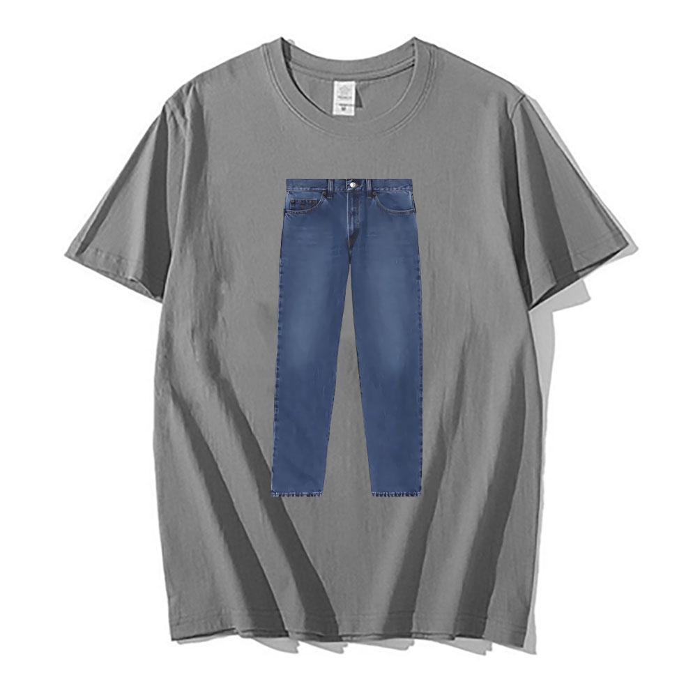 ตลกกางเกงยีนส์ Joke Meme TShir - Jeans Shirt Fashion For Men บทวิจารณ์และราคา