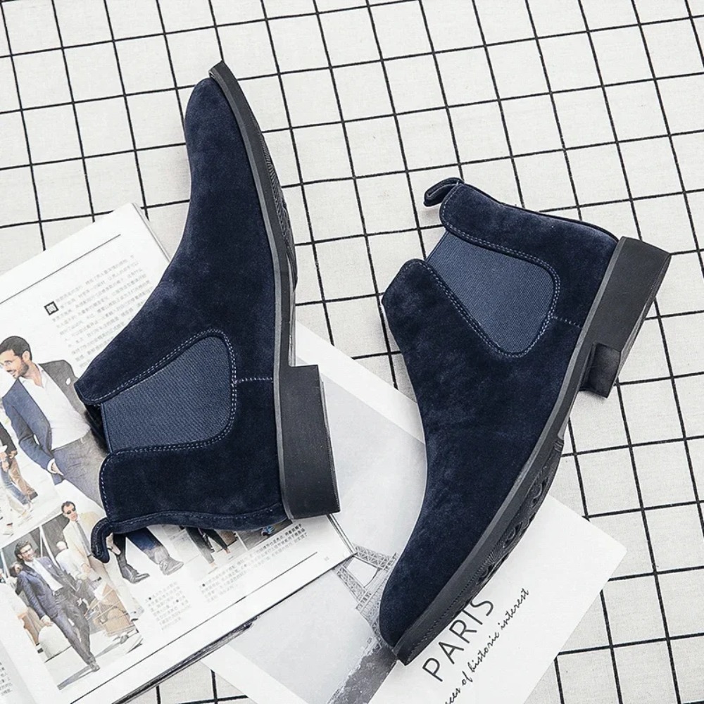 รองเท้าบูทเชลซีผู้ชาย สีน้ำเงิ - Men'S Fashion For 30 Year Olds บทวิจารณ์และราคา