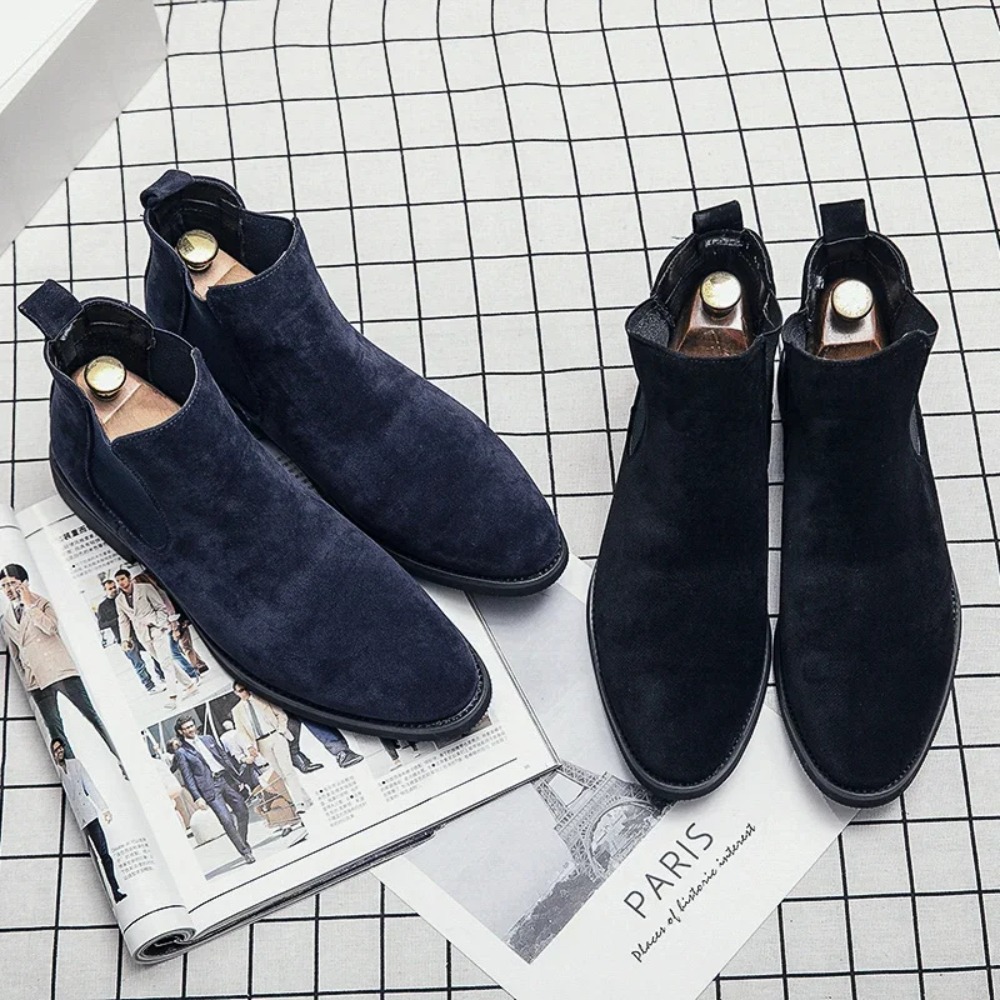 รองเท้าบูทเชลซีผู้ชาย สีน้ำเงิ - Men'S Fashion For 30 Year Olds บทวิจารณ์และราคา