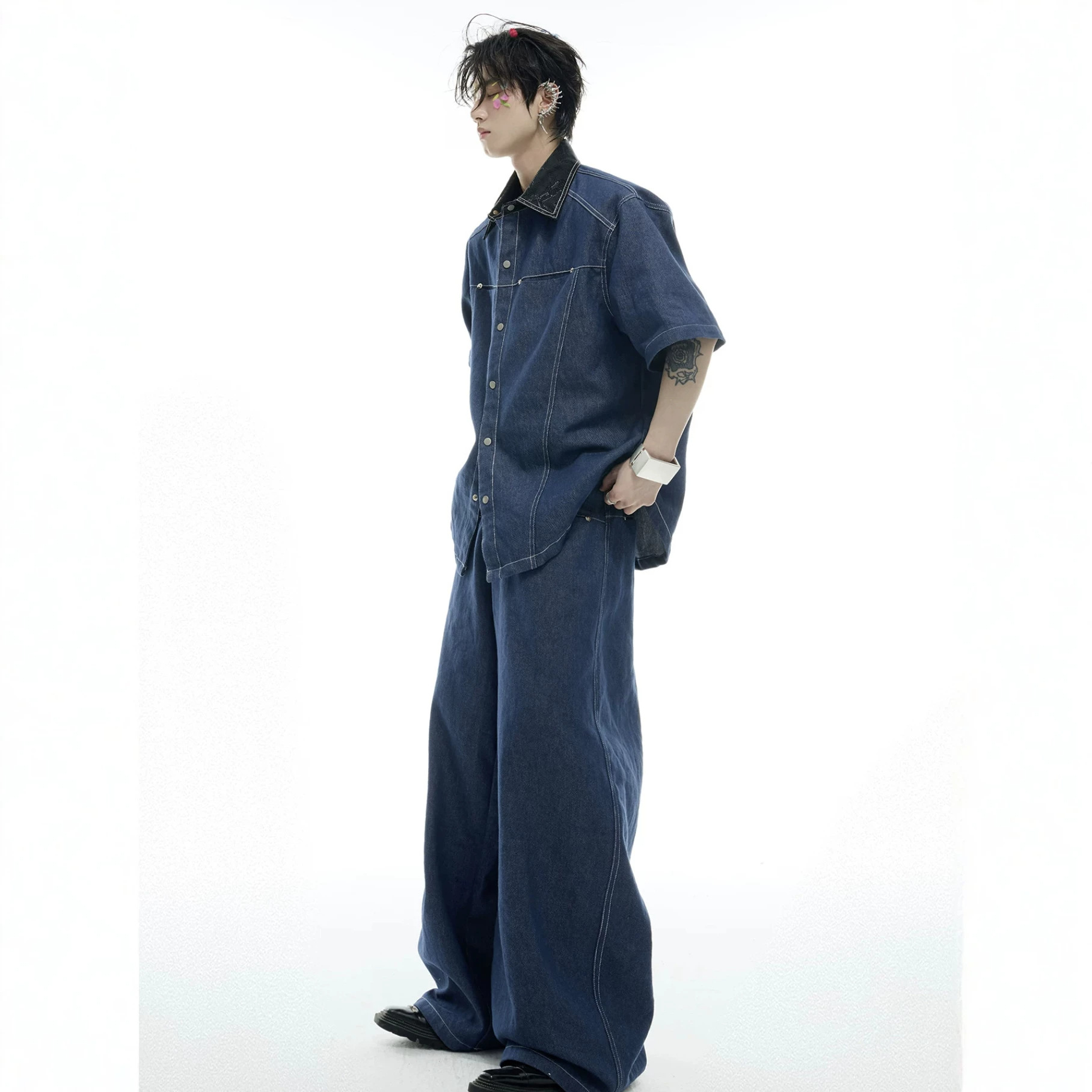 ชุดเซ็ตยีนส์ผู้ชายสไตล์อเมริกั - Jeans Shirt Fashion For Men บทวิจารณ์และราคา