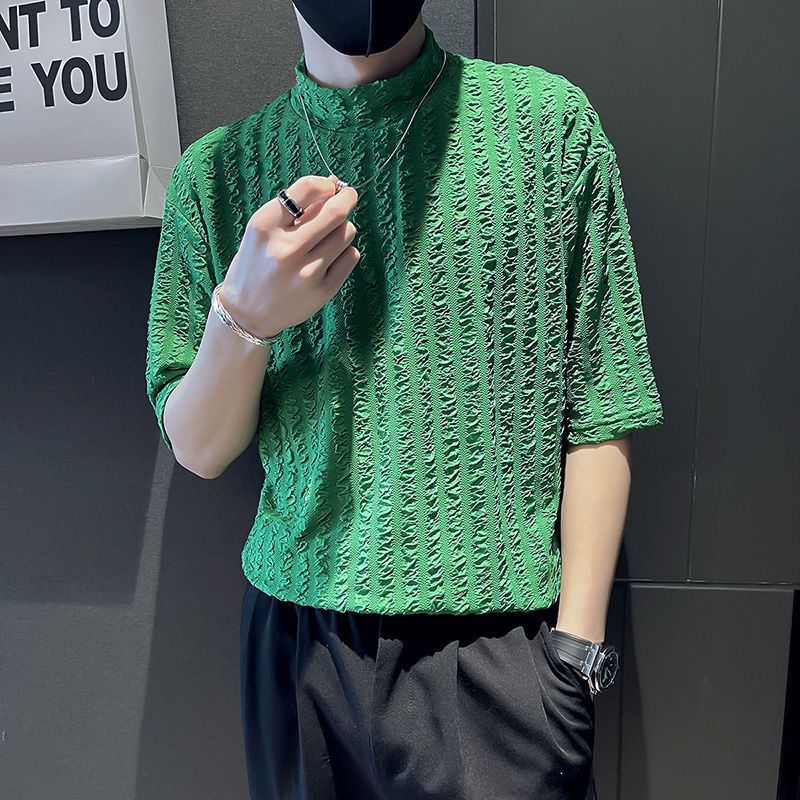 เสื้อเชิ้ตแขนสั้นคอสูงครึ่งตัว - Men'S Fashion For Hot Weather บทวิจารณ์และราคา