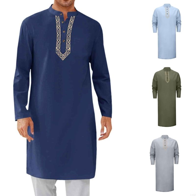 Y3NEบุรุษหลวมพอดีมุสลิมเสื้อคล - Men'S Fashion For Hot Weather บทวิจารณ์และราคา