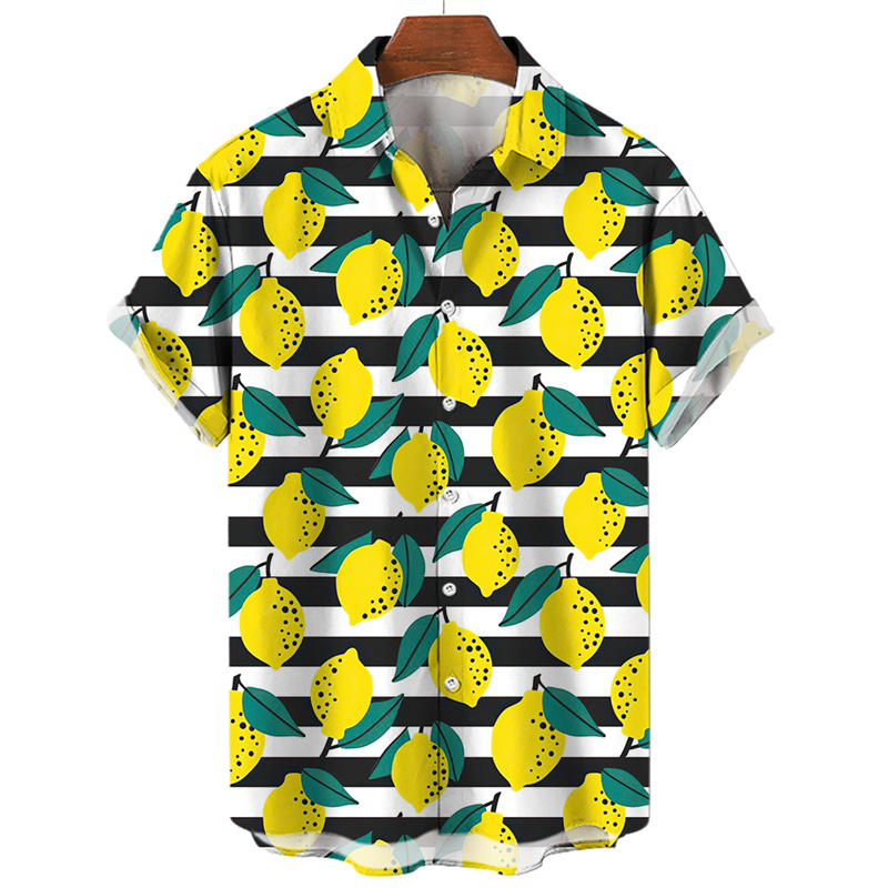 แฟชั่น 3D พิมพ์มะนาวส้มผลไม้เส - Men'S Fashion Lk บทวิจารณ์และราคา