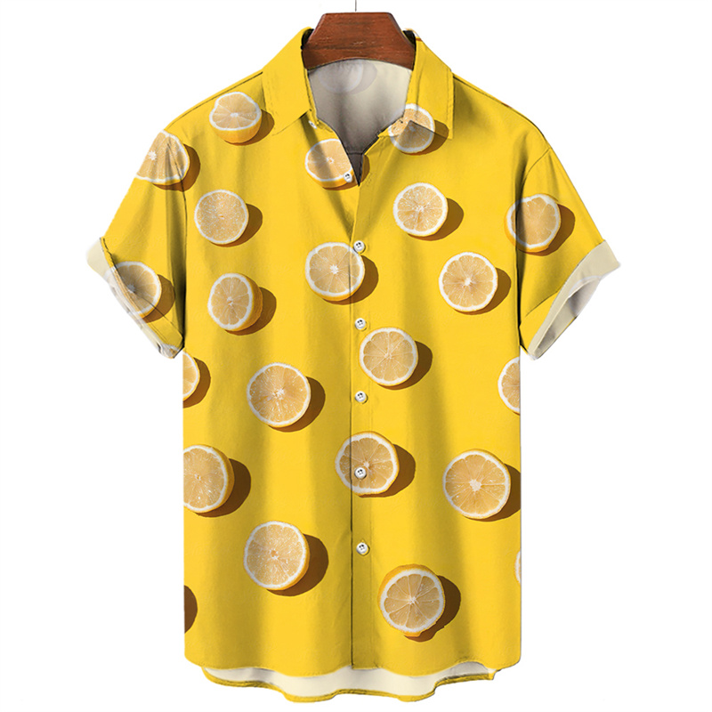 แฟชั่น 3D พิมพ์มะนาวส้มผลไม้เส - Men'S Fashion Lk บทวิจารณ์และราคา