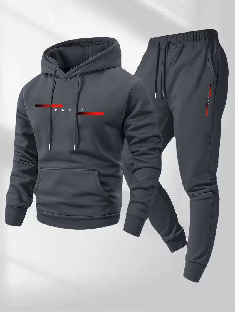 ชุดเซ็ตฮู้ดดี้และกางเกงขายาวพิ - Men'S Winter Fashion บทวิจารณ์และราคา
