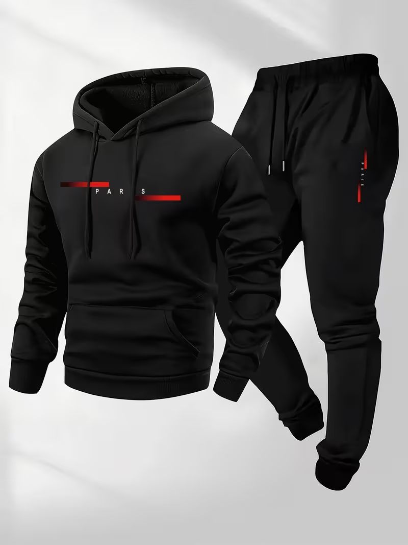 ชุดเซ็ตฮู้ดดี้และกางเกงขายาวพิ - Men'S Winter Fashion บทวิจารณ์และราคา