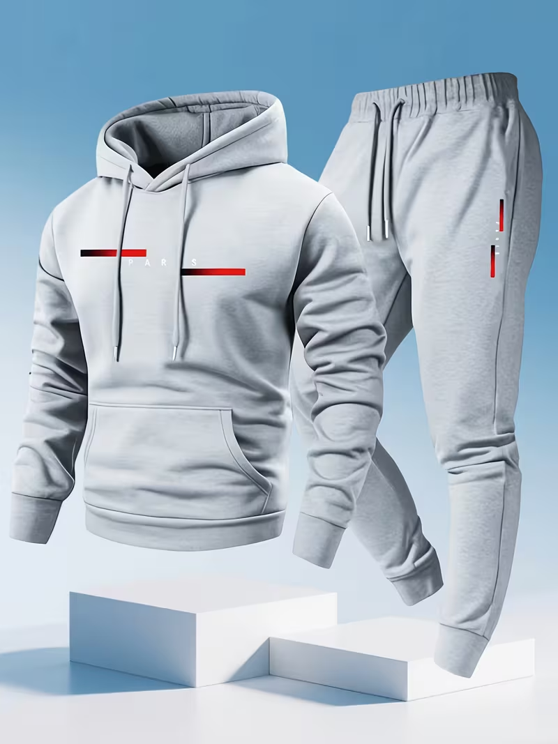 ชุดเซ็ตฮู้ดดี้และกางเกงขายาวพิ - Men'S Winter Fashion บทวิจารณ์และราคา