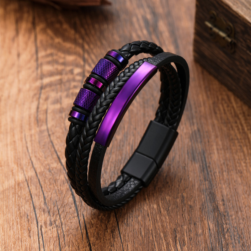 สร้อยข้อมือหนังผู้ชายคลาสสิกให - Mens Fashion Combination บทวิจารณ์และราคา