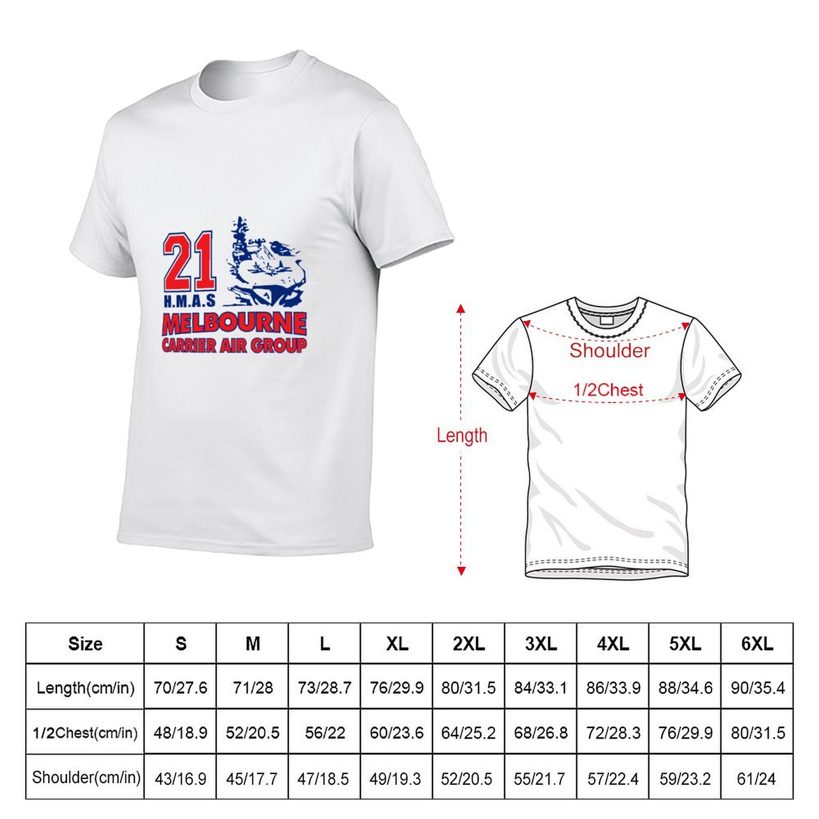 เสื้อยืด HMAS Melbourne Carrie - Mens Fashion Melbourne บทวิจารณ์และราคา