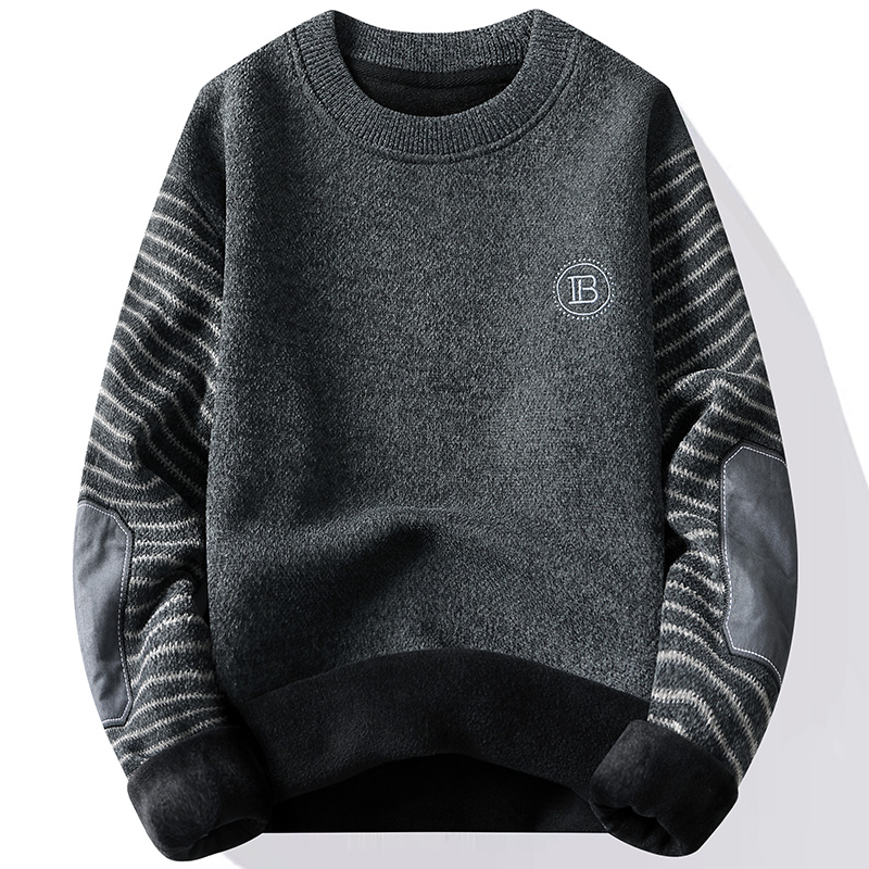 เสื้อกันหนาวผู้ชาย Patchwork ร - Men'S Fashion Line บทวิจารณ์และราคา
