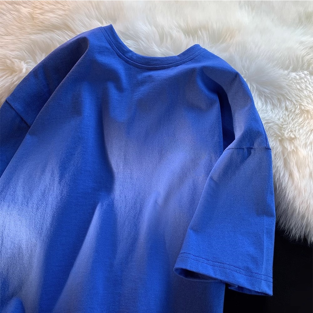 เสื้อยืดแขนสั้นผ้าฝ้ายแท้ทรงหล - Men'S Fashion Line บทวิจารณ์และราคา