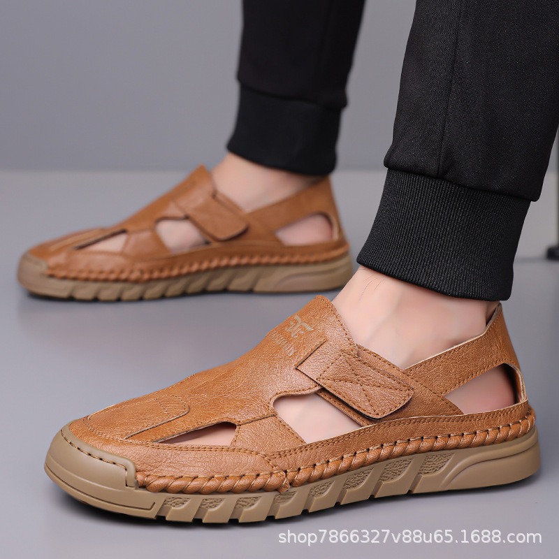 รองเท้าแตะรัดส้นผู้ชายแบบเจาะร - Men'S Fashion Online บทวิจารณ์และราคา
