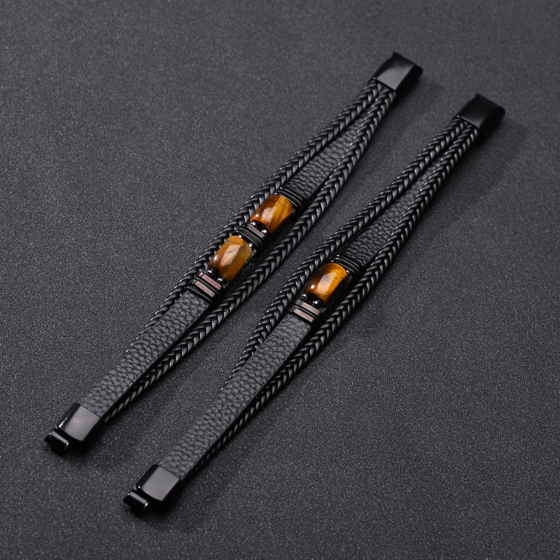 สร้อยข้อมือหินตาเสือสไตล์ยุโรป - Men'S Fashion Lk บทวิจารณ์และราคา
