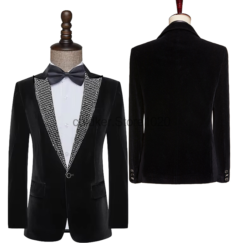 ผู้ชายใหม่หรูหราคริสตัลกํามะหย - Men'S Fashion Lk บทวิจารณ์และราคา