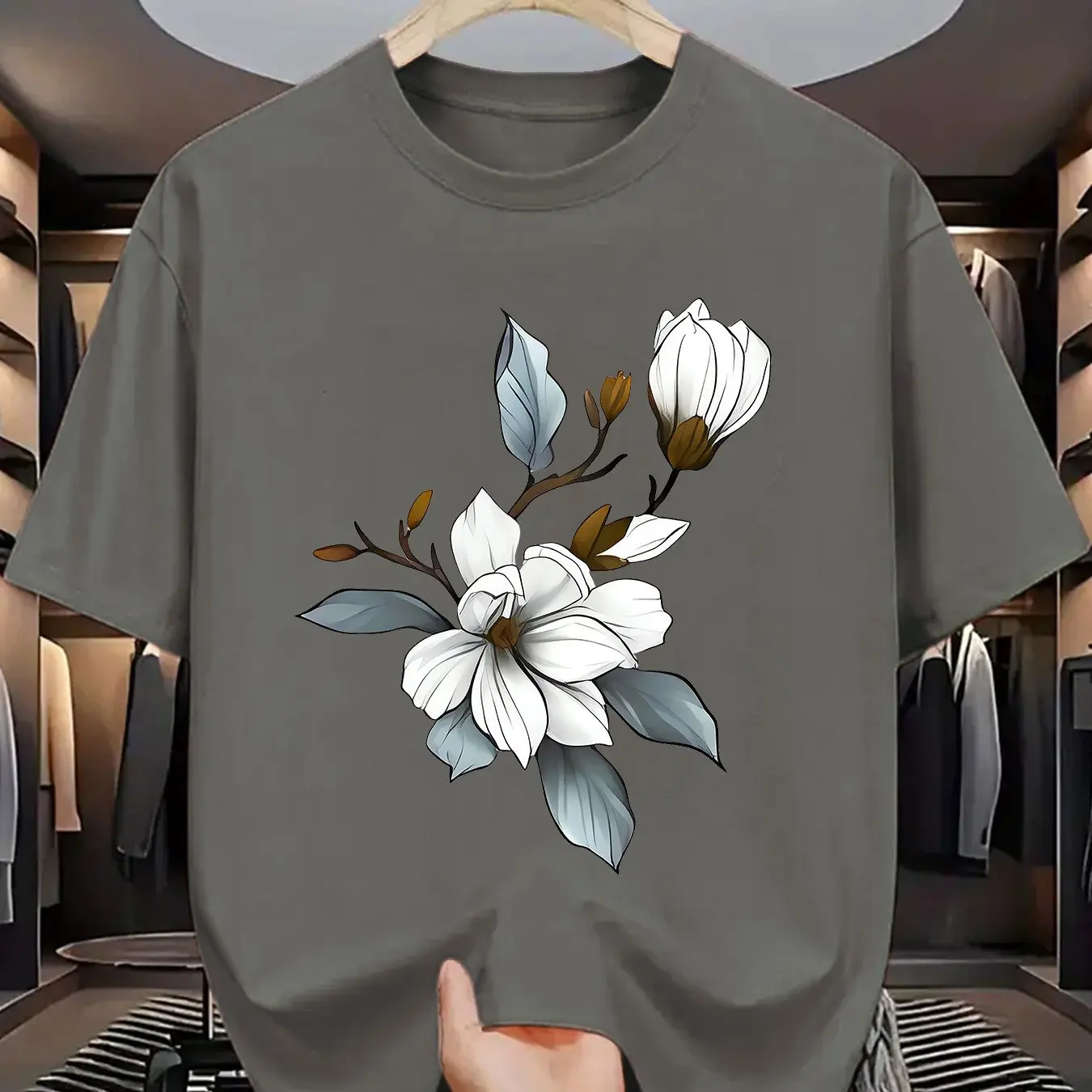 เสื้อยืดแขนสั้นพิมพ์ลายฤดูร้อน - Men'S Fashion For Hot Weather บทวิจารณ์และราคา