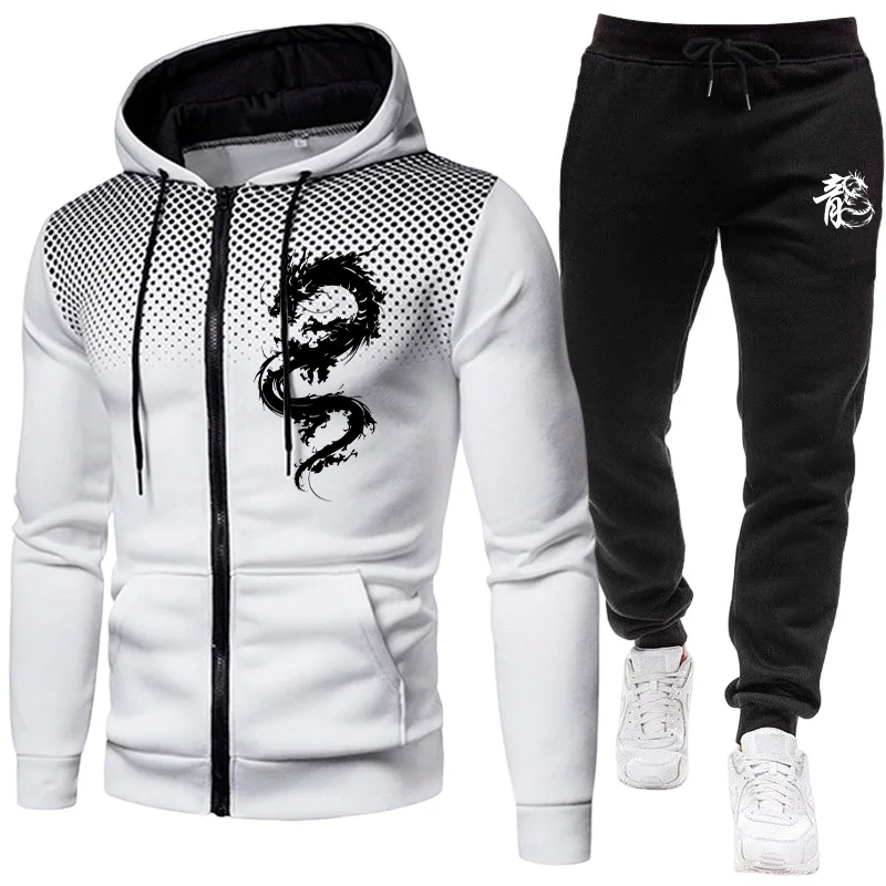 ชุดเซ็ตแฟชั่นลายพิมพ์มังกรปารี - Men'S Winter Fashion บทวิจารณ์และราคา