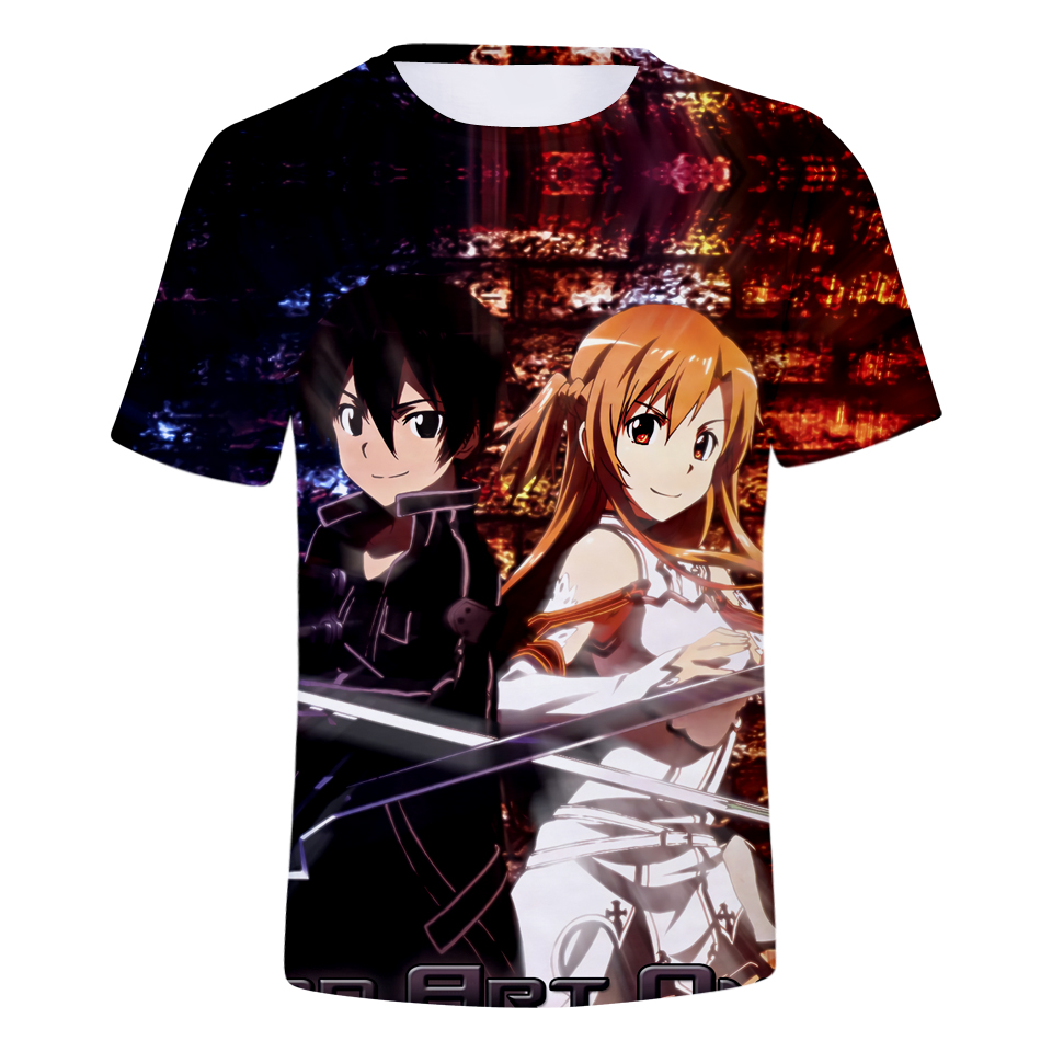 SWORD Art Online เสื้อยืดพิมพ์ - Men'S Fashion Online บทวิจารณ์และราคา