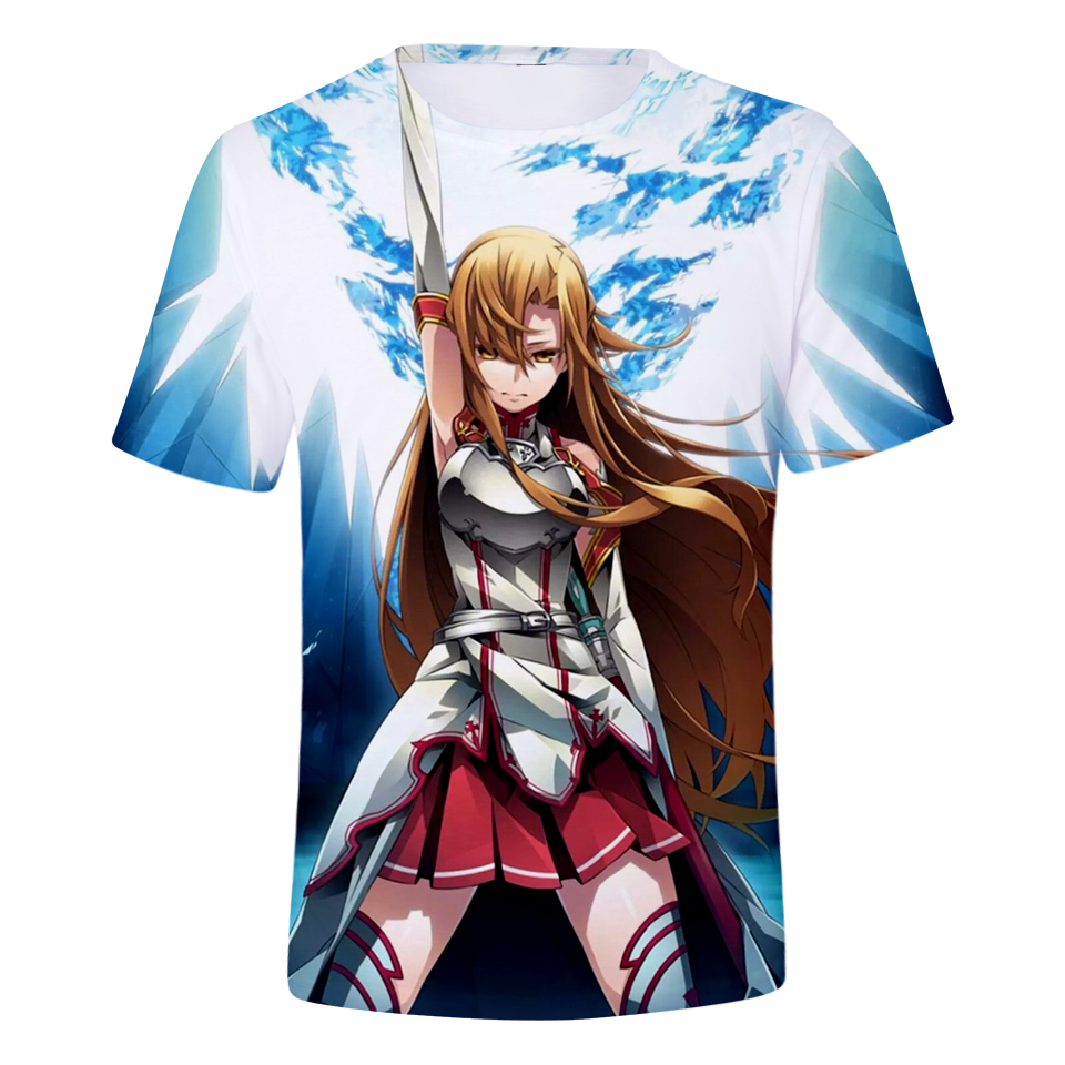 SWORD Art Online เสื้อยืดพิมพ์ - Men'S Fashion Online บทวิจารณ์และราคา