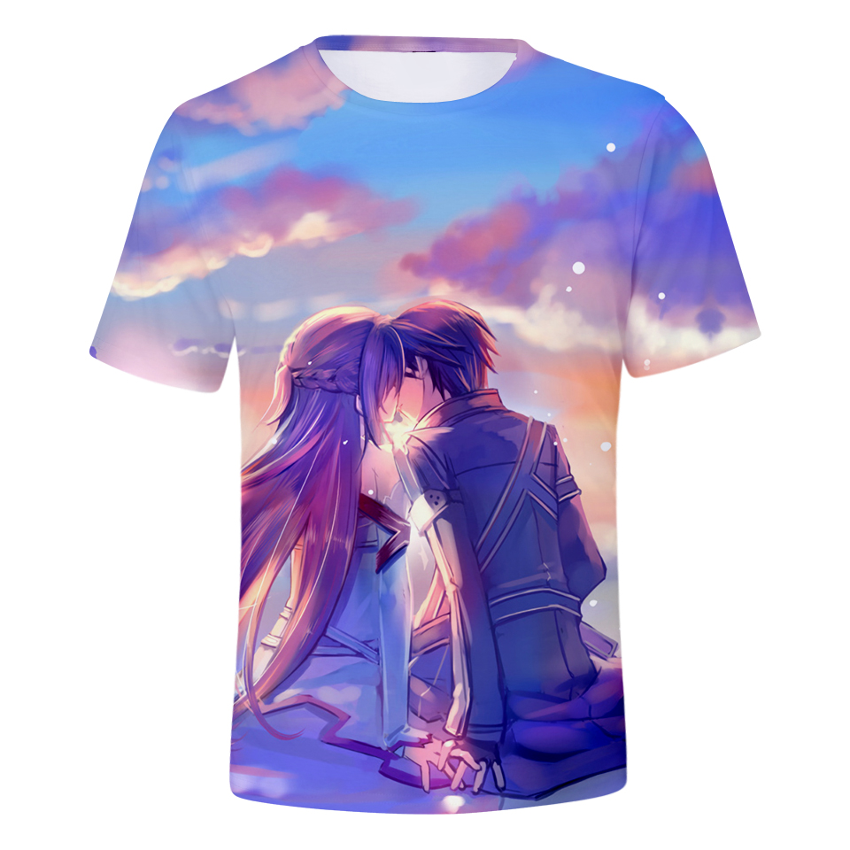 SWORD Art Online เสื้อยืดพิมพ์ - Men'S Fashion Online บทวิจารณ์และราคา
