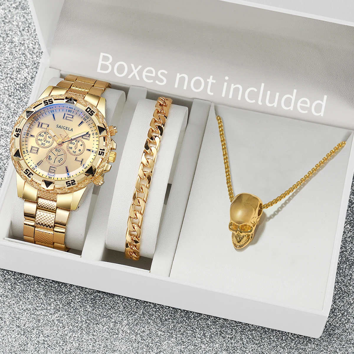 เซ็ตนาฬิกาปริศนาเซอร์ไพรส์กล่อ - Men'S Fashion Jewelry บทวิจารณ์และราคา