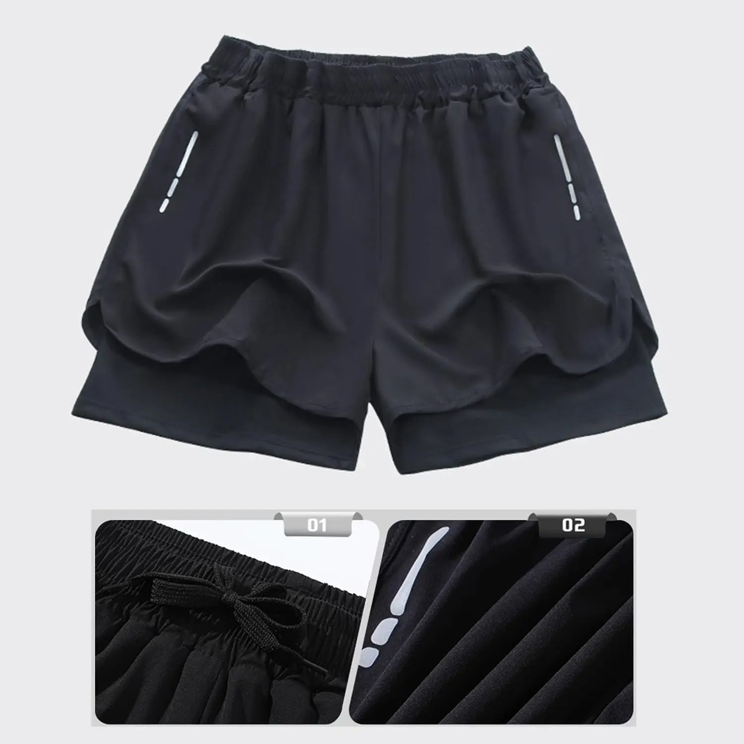 กางเกงว่ายน้ำผู้ชายแบบแห้งเร็ว - Swim Trunk Shorts บทวิจารณ์และราคา