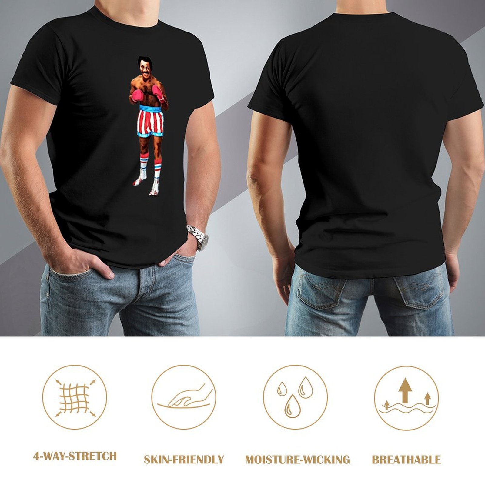 เสื้อยืด Carl Weathers Apollo  - Men'S Fashion For Hot Weather บทวิจารณ์และราคา